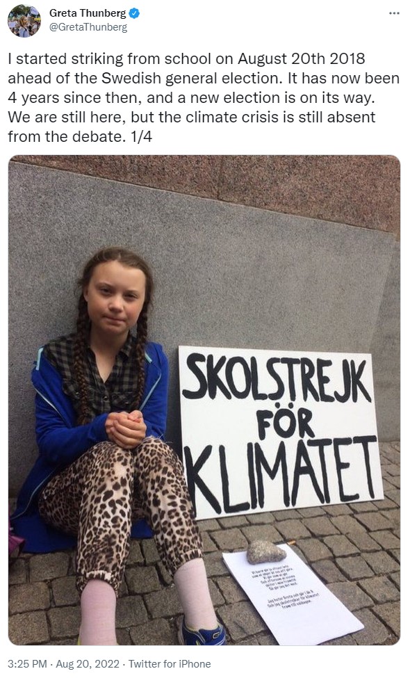 Tack för ert engagemang! Fridays For Future!