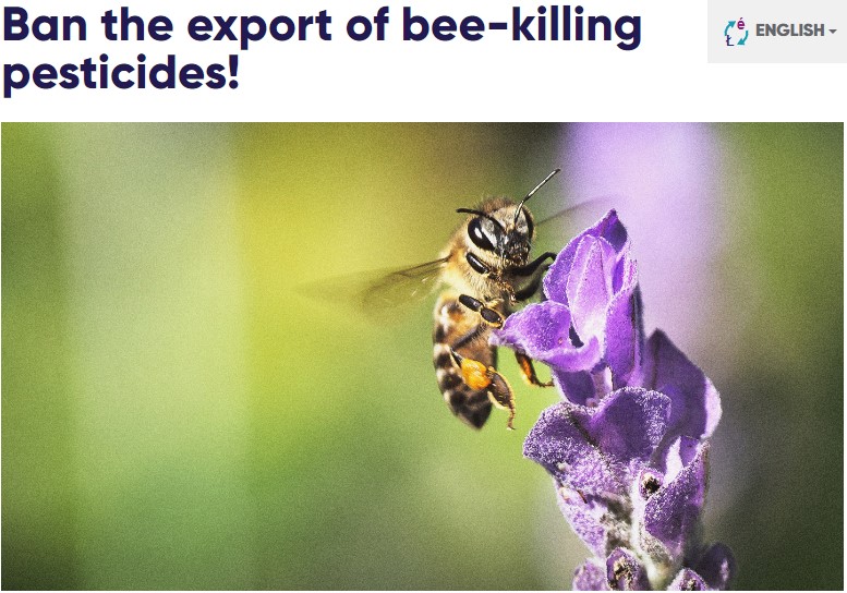 Förbjud export av insektsgifter!